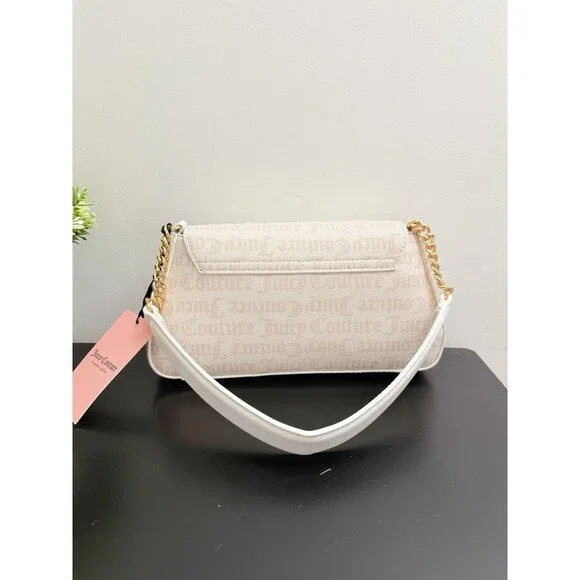 Juicy Couture Bouquet Flap Shoulder Bag in Angel Crystal NWT - Picture 7 of 9